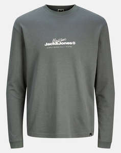 JACK&JONES JCOCHARLIE BRANDING TEE LS CREW NECK