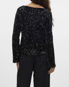 VERO MODA VMBELLA LS BOATNECK TOP JRS