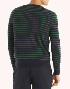 NAUTICA KNIT T-SHIRTMMNAVTECH STRIPED CREW (12GG)