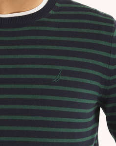 NAUTICA KNIT T-SHIRTMMNAVTECH STRIPED CREW (12GG)