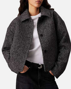 CALVIN KLEIN SHORT WOOL BLEND JACKET