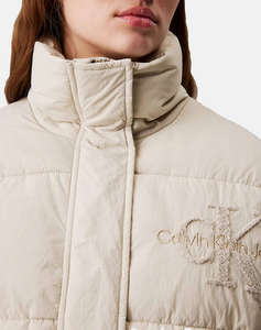 CALVIN KLEIN CHENILLE MONOLOGO PUFFER