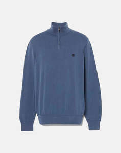 TIMBERLAND Cotton YD 1/4 Zip Sweater