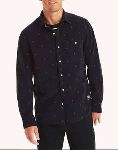 NAUTICA РИЗА MMNJC L/S CORDUROY PRINT