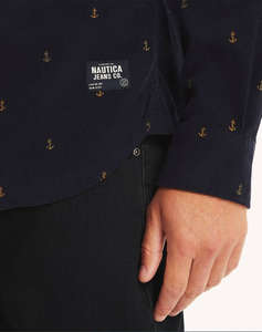 NAUTICA РИЗА MMNJC L/S CORDUROY PRINT