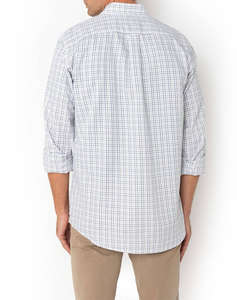 THE BOSTONIANS РИЗА MAVERICK TWILL REGULAR FIT MedCheck TWILL Button-down Regular FIT