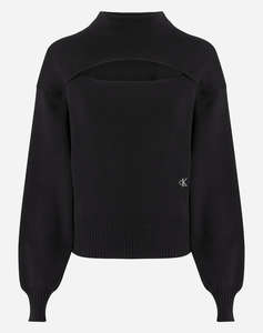 CALVIN KLEIN CUT OUT LOOSE SWEATER