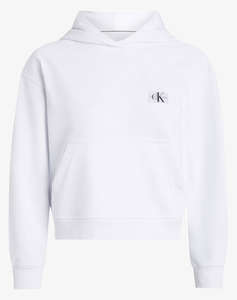 CALVIN KLEIN WOVEN LABEL HOODIE