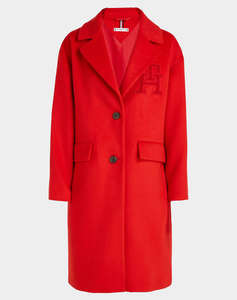 TOMMY HILFIGER IMD WOOL BLEND SB COAT