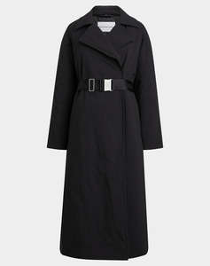 CALVIN KLEIN CLEAN PADDED BELTED TRENCH