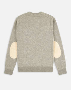 BARBOUR ESSENTIAL PATCH CREW NECK SWEATER ПУЛОВЕР