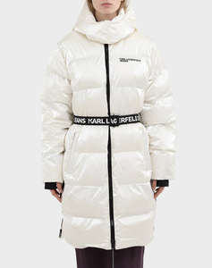 KARL LAGERFELD JEANS KLJ LONG BELTED PUFFER