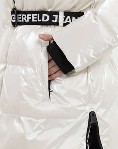 KARL LAGERFELD JEANS KLJ LONG BELTED PUFFER