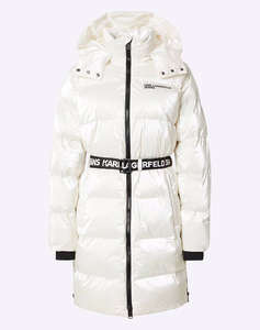 KARL LAGERFELD JEANS KLJ LONG BELTED PUFFER