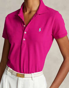 RALPH LAUREN JULIE POLO-SLIM-SHORT SLEEVE-POLO SHIRT