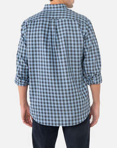 THE BOSTONIANS РИЗА MAVERICK TWILL REGULAR FIT MedCheck TWILL Button-down Regular FIT