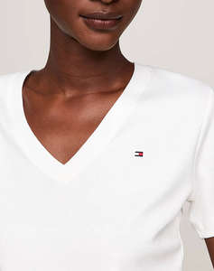 TOMMY HILFIGER NEW SLIM CODY V-NECK SS