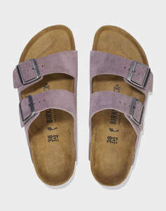 BIRKENSTOCK LEATHER ARIZONA LEVE FADED PURPLE 35 - 46 NARROW SEASONAL CLASSIC ADULTS LEA SHOE UNISEX