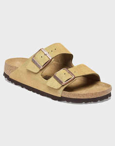 BIRKENSTOCK LEATHER ARIZONA LEVE LATTE CREAM 35 - 46 NARROW SEASONAL SHOE UNISEX