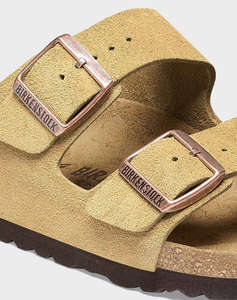 BIRKENSTOCK LEATHER ARIZONA LEVE LATTE CREAM 35 - 46 NARROW SEASONAL SHOE UNISEX