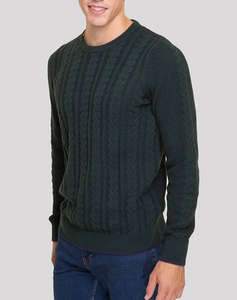 NAUTICA KNIT T-SHIRT ΜΜ MENS 7GG CABLE CREW