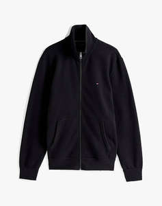 TOMMY HILFIGER ESSENTIAL FLEECE ZT STAND COLLAR