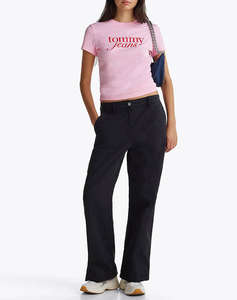 TOMMY JEANS TJW SLIM ESSENTIAL LOGO TEE EXT