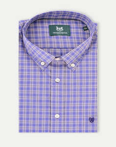 THE BOSTONIANS РИЗА MAVERICK POPLIN REGULAR FIT MedCheck POPLIN Button-down Regular FIT