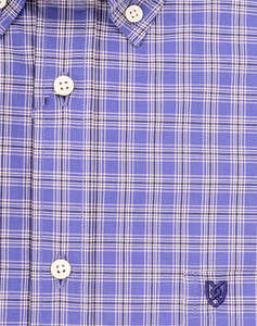 THE BOSTONIANS РИЗА MAVERICK POPLIN REGULAR FIT MedCheck POPLIN Button-down Regular FIT