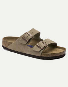 BIRKENSTOCK S25 LEATHER ARIZONA SFB LEVE TAUPE 35 - 46 NARROW CORE ESSENTIAL SHOE UNISEX