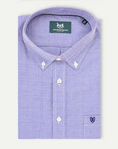 THE BOSTONIANS РИЗА MAVERICK TWILL REGULAR FIT MedCheck TWILL Button-down Regular FIT