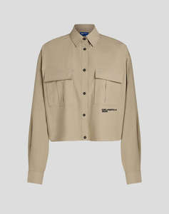 KARL LAGERFELD KLJ BOXY UTILITY SHIRT