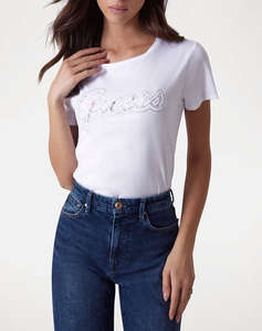 GUESS SS SCRIPT LACE LOGO EASY TEE ДАМСКА ТЕНИКСА