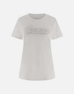 GUESS SS SCRIPT LACE LOGO EASY TEE ДАМСКА ТЕНИКСА