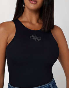 GUESS SL ROUND NK GUENDALINA TOP WOMENS T-SHIRT