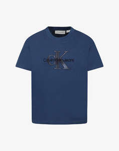 CALVIN KLEIN JEANS EMBOSSED CHECK MONO SS T-SHIRT