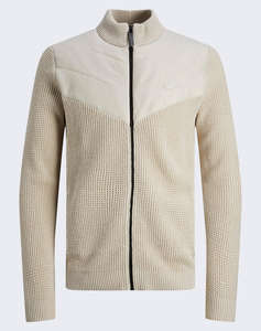 JACK&JONES JCOBLACK KNIT HYBRID CARDIGAN BF