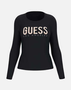 GUESS LS CN PYTHON LOGO TEE ДАМСКА ТЕНИСКА