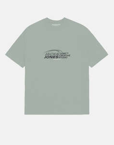 JACK&JONES JCOTARMAC PRINT TEE SS CREW NECK FST