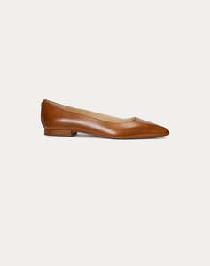 LAUREN RALPH LAUREN BURNISHED CALF-LONDYN-FL-BAL