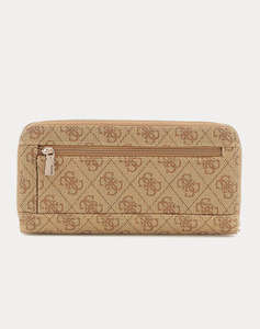 GUESS ECO BRENTON SLG LRG ZIP AROUND WOMENS WALLET