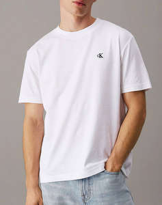 CALVIN KLEIN JEANS SERIF FONT GRAPHIC TEE