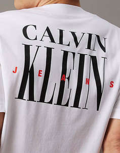 CALVIN KLEIN JEANS SERIF FONT GRAPHIC TEE