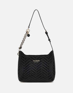 GUESS ANNING SHOULDER BAG ДАМСКА ЧАНТА (размери: 22 x 16 x 12 см.)