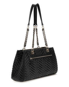 GUESS ANNING SHOULDER SATCHEL ДАМСКА ЧАНТА (размери: 34 x 21 x 12см.)