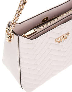 GUESS ANNING SHOULDER BAG ДАМСКА ЧАНТА (размери: 22 x 16 x 12 см.)