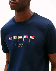 TOMMY HILFIGER HILFIGER MULTI FLAGS TEE