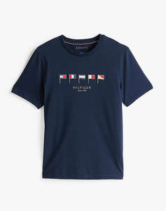 TOMMY HILFIGER HILFIGER MULTI FLAGS TEE