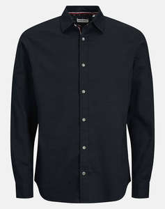 JACK&JONES JJPIERRE SLUB DETAIL SHIRT LS