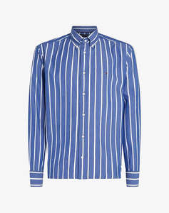 TOMMY HILFIGER FLEX POPLIN WIDE STRIPE RF SHIRT